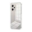 For Xiaomi Redmi Note 12 Pro+  Transparent Plating Fine Hole Phone Case(Transparent) - Xiaomi Cases by PMC TechLife | Online Shopping South Africa | PMC TechLife | Buy Now Pay Later Mobicred