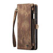 For Samsung Galaxy S24 Ultra 5G CaseMe 008 Detachable Multifunctional Leather Phone Case(Brown)