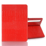 For Samsung Galaxy Tab S9 FE Crocodile Texture Leather Tablet Case(Red)