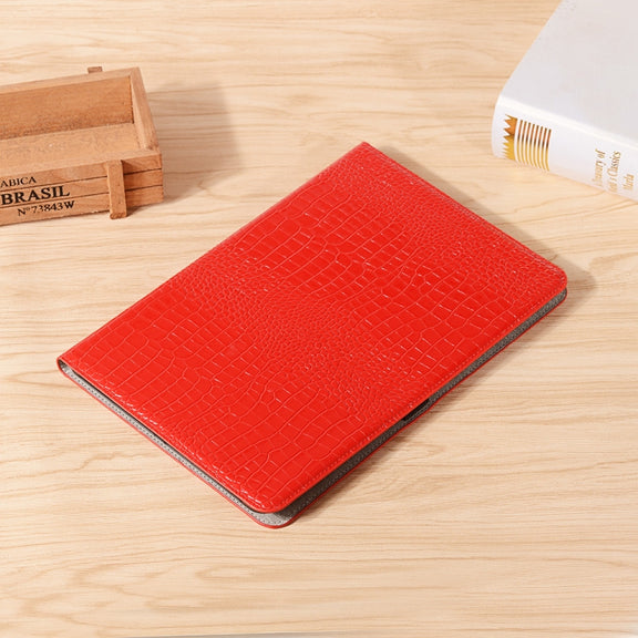 For Samsung Galaxy Tab S9 FE Crocodile Texture Leather Tablet Case(Red)