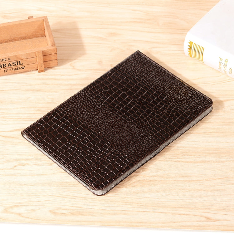 For Samsung Galaxy Tab S9 FE Crocodile Texture Leather Tablet Case(Black)