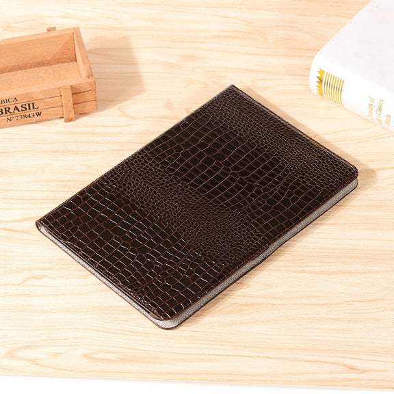 For Samsung Galaxy Tab S9 FE Crocodile Texture Leather Tablet Case(Black)