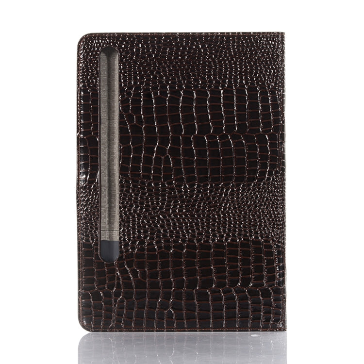 For Samsung Galaxy Tab S9 FE Crocodile Texture Leather Tablet Case(Black)