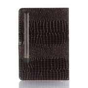 For Samsung Galaxy Tab S9 FE Crocodile Texture Leather Tablet Case(Black)