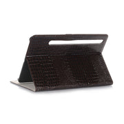 For Samsung Galaxy Tab S9 FE Crocodile Texture Leather Tablet Case(Black)