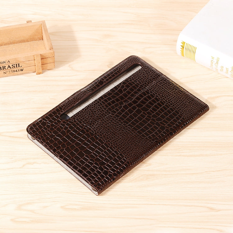 For Samsung Galaxy Tab S9 Crocodile Texture Leather Tablet Case(Black)