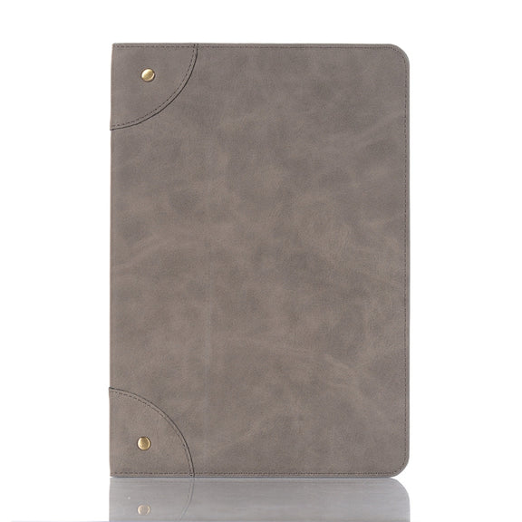 For Samsung Galaxy Tab S9 FE Retro Book Leather Tablet Case(Grey)