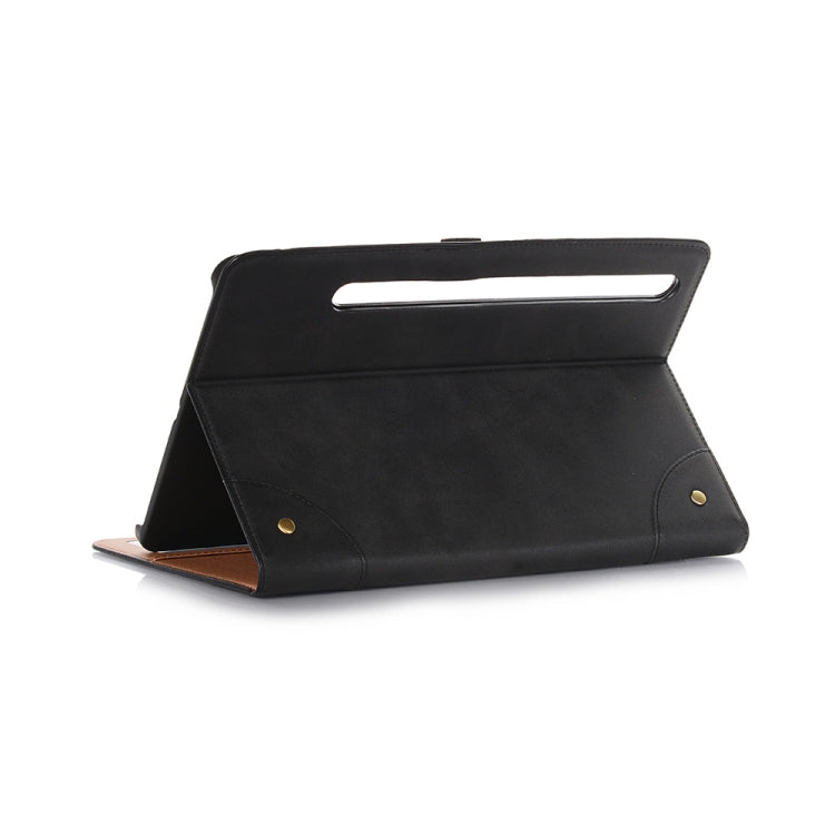 For Samsung Galaxy Tab S9 FE Retro Book Leather Tablet Case(Black)