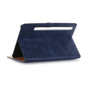 For Samsung Galaxy Tab S9 Retro Book Leather Tablet Case(Dark Blue)