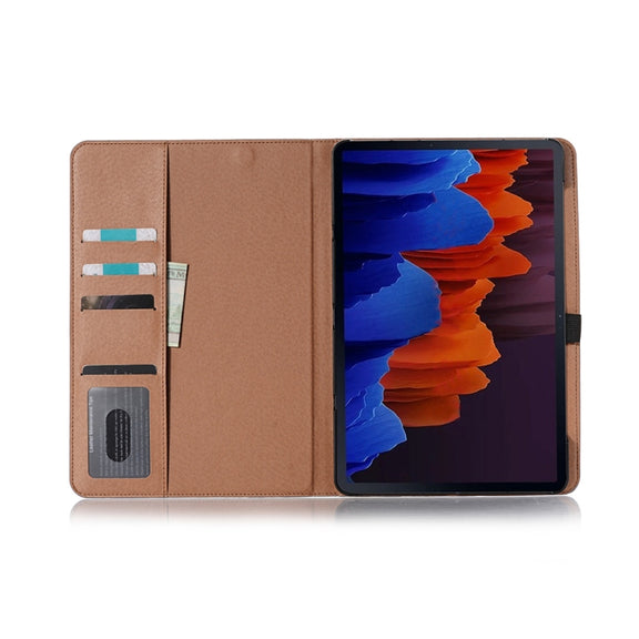 For Samsung Galaxy Tab S9 Retro Book Leather Tablet Case(Grey)