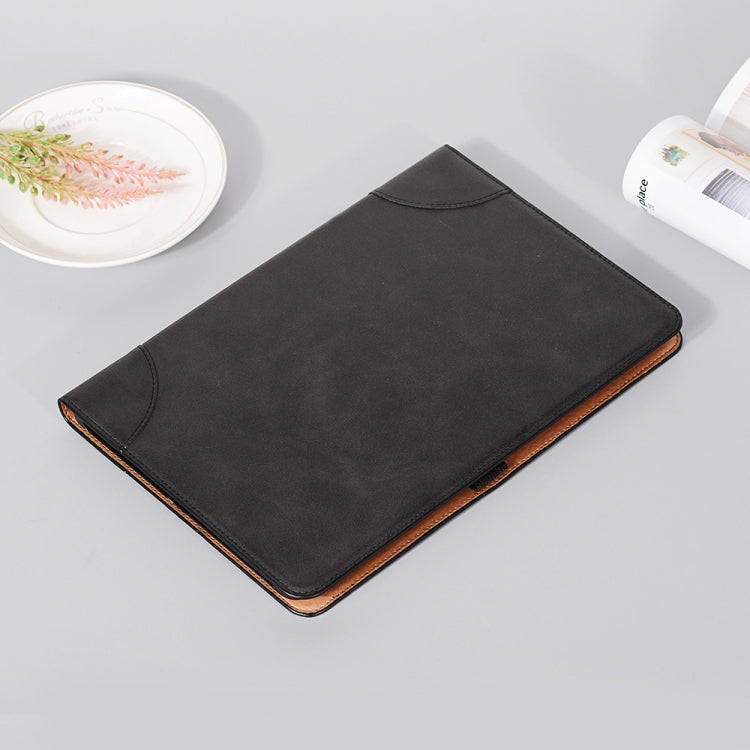 For Samsung Galaxy Tab S9 Retro Book Leather Tablet Case(Black)