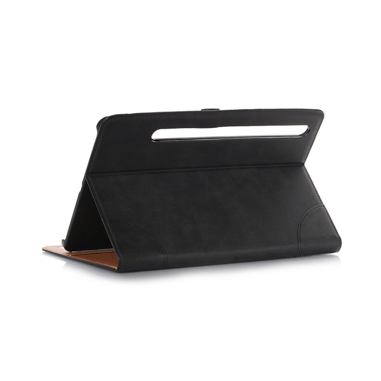 For Samsung Galaxy Tab S9 Retro Book Leather Tablet Case(Black)