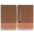 For Samsung Galaxy Tab S9 Cross Texture Stitching Leather Tablet Case(Light Brown) - Galaxy Tab S9 Cases by PMC Jewellery | Online Shopping South Africa | PMC Jewellery | Buy Now Pay Later Mobicred