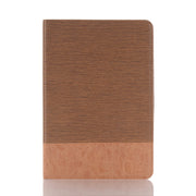 For Samsung Galaxy Tab S9 Cross Texture Stitching Leather Tablet Case(Light Brown)