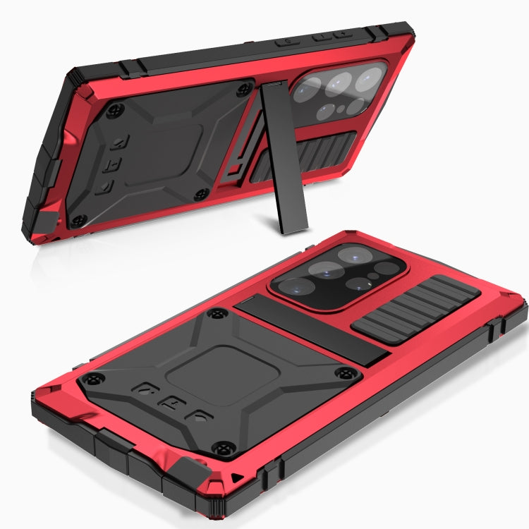 For Samsung Galaxy S24 Ultra 5G R-JUST Life Water-resistant Dustproof Shockproof Phone Case(Red)