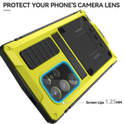 For Samsung Galaxy S24 Ultra 5G R-JUST Life Water-resistant Dustproof Shockproof Phone Case(Yellow)
