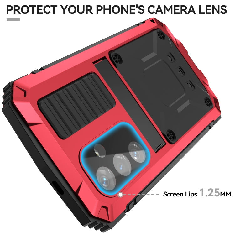 For Samsung Galaxy S24+ 5G R-JUST Life Water-resistant Dustproof Shockproof Phone Case(Red)