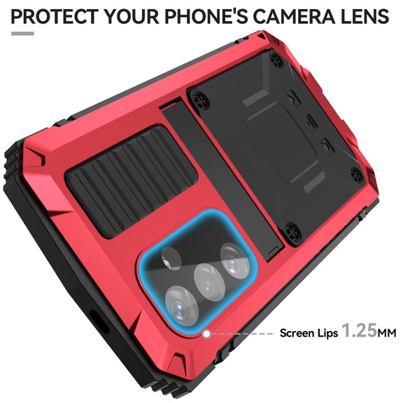 For Samsung Galaxy S24+ 5G R-JUST Life Water-resistant Dustproof Shockproof Phone Case(Red)