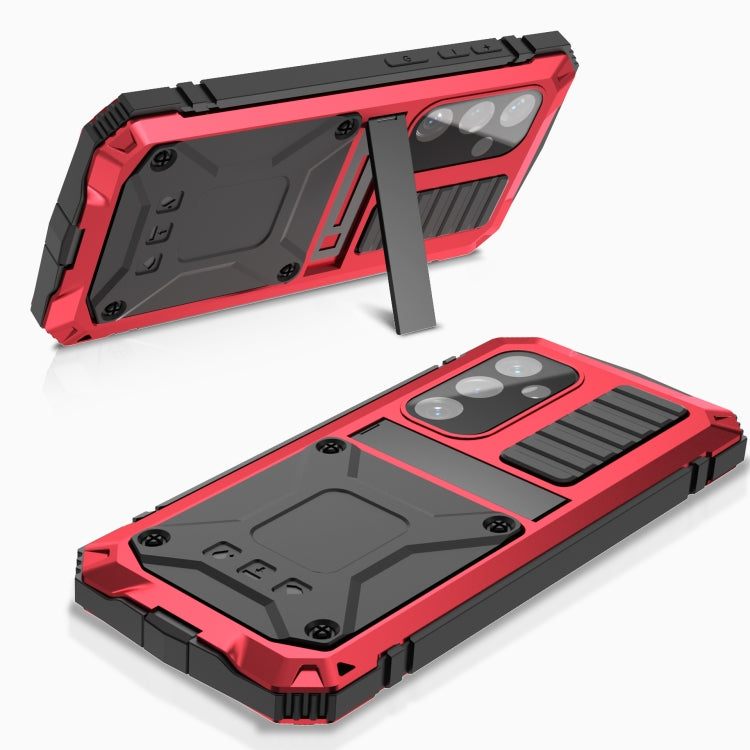 For Samsung Galaxy S24+ 5G R-JUST Life Water-resistant Dustproof Shockproof Phone Case(Red)