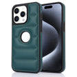 For iPhone 15 Pro Piano Key Hollow Cutout PU Phone Case(Green) - free shipping - PMC TechLife - Order now!