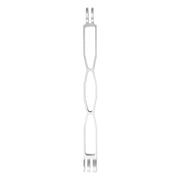 20cm Aluminium Extension Arm Hollow Grip Extender(Silver)