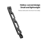 20cm Aluminium Extension Arm Hollow Grip Extender(Black)