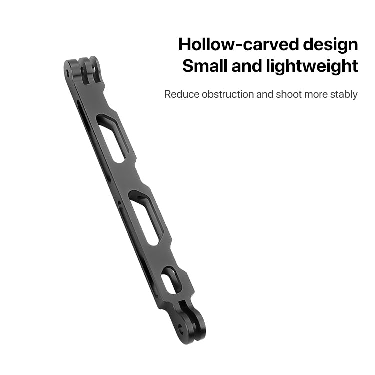 20cm Aluminium Extension Arm Hollow Grip Extender(Black)