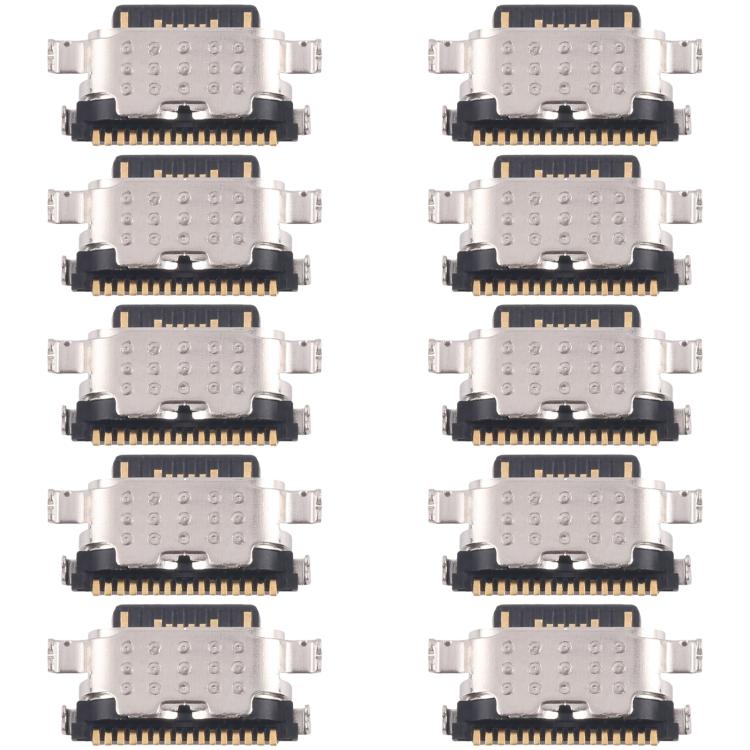 For Tecno Spark 20 Pro+ KJ7 10pcs Original Charging Port Connector