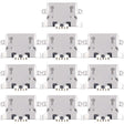 For Tecno Pop 6 Pro BE8 10pcs Original Charging Port Connector - Single Tail Connector by PMc TechLife | Online Shopping South Africa | PMc TechLife | Buy Now Pay Later Mobicred