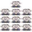 For Tecno Spark 7 KF6 10pcs Original Charging Port Connector - Single Tail Connector by PMc TechLife | Online Shopping South Africa | PMc TechLife | Buy Now Pay Later Mobicred