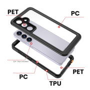 For Samsung Galaxy S24 5G RedPepper IP68 Water-resistant Phone Case(Black)