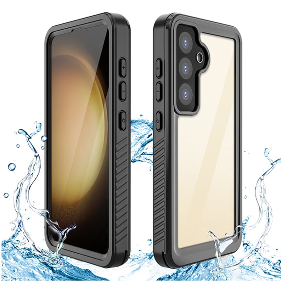 For Samsung Galaxy S24+ 5G RedPepper IP68 Water-resistant Phone Case(Black)