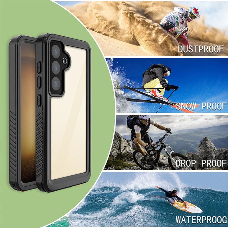 For Samsung Galaxy S24+ 5G RedPepper IP68 Water-resistant Phone Case(Black)