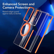 For Samsung Galaxy S24+ 5G Magnetic 360 Degree Rotating Holder Phone Case(Blue)