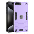For iPhone 8 Plus / 7 Plus 2 in 1 Shockproof Phone Case(Purple) - More iPhone Cases by PMC TechLife | Online Shopping South Africa | PMC TechLife