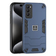 For Tecno Camon 18P 2 in 1 Shockproof Phone Case(Blue) - Tecno Cases by PMC TechLife | Online Shopping South Africa | PMC TechLife | Buy Now Pay Later Mobicred