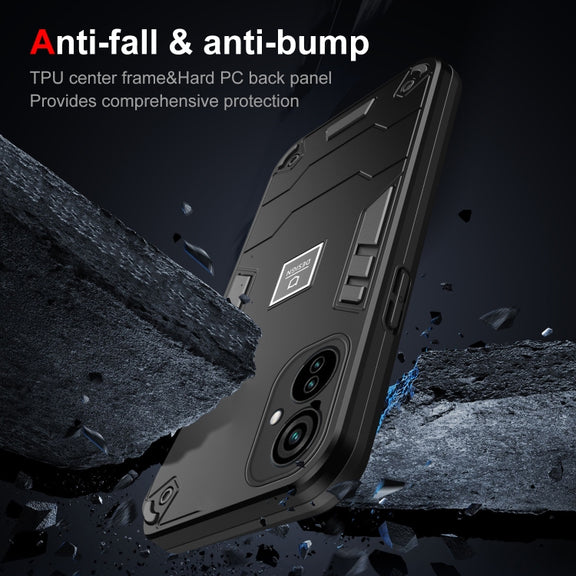 For Tecno Camon 19 Neo 2 in 1 Shockproof Phone Case(Black)