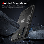 For Tecno Pova 5 Pro 2 in 1 Shockproof Phone Case(Black)