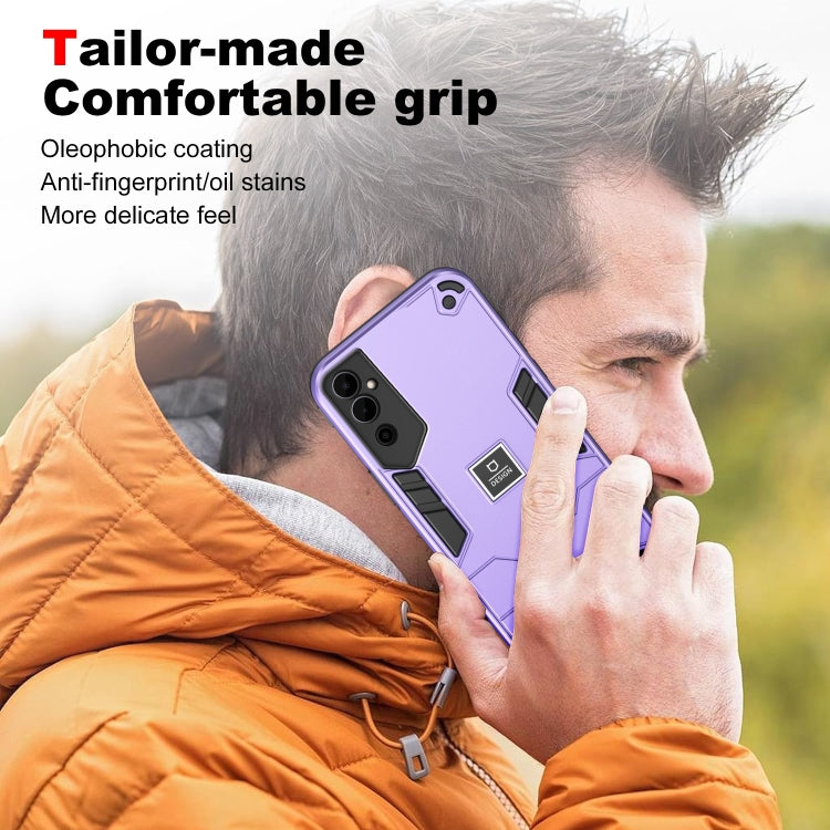 For Tecno Pova Neo 2 4G 2 in 1 Shockproof Phone Case(Purple)