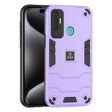 For Tecno Spark 7P 2 in 1 Shockproof Phone Case(Purple) - Tecno Cases by PMC TechLife | Online Shopping South Africa | PMC TechLife | Buy Now Pay Later Mobicred