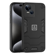 For Tecno Spark 10 5G 2 in 1 Shockproof Phone Case(Black)