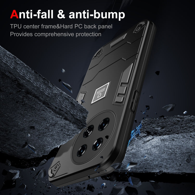 For Tecno Spark 20 Pro+ 2 in 1 Shockproof Phone Case(Black)
