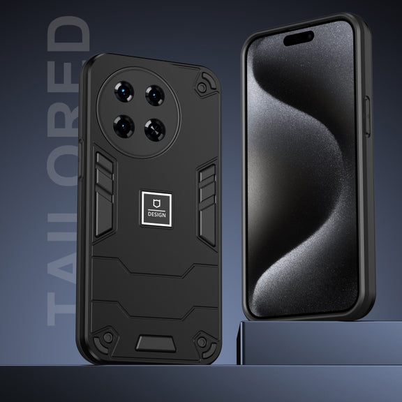 For Tecno Spark 20 Pro+ 2 in 1 Shockproof Phone Case(Black)