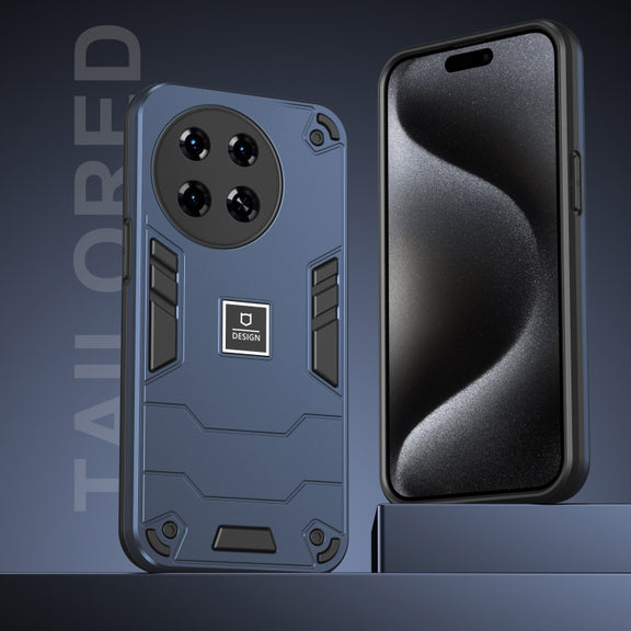 For Tecno Spark 20 Pro+ 2 in 1 Shockproof Phone Case(Blue)