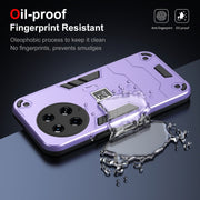 For Tecno Spark 20 Pro+ 2 in 1 Shockproof Phone Case(Purple)