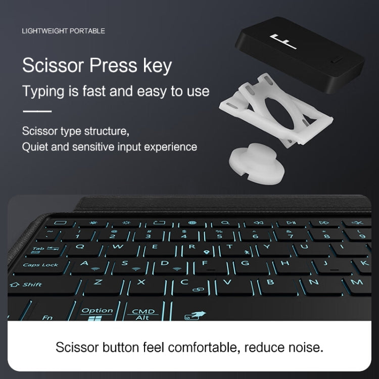 For Samsung Galaxy Tab S8 X700 / S7 T870 YJ-X700 Split Bluetooth Keyboard Leather Tablet Case