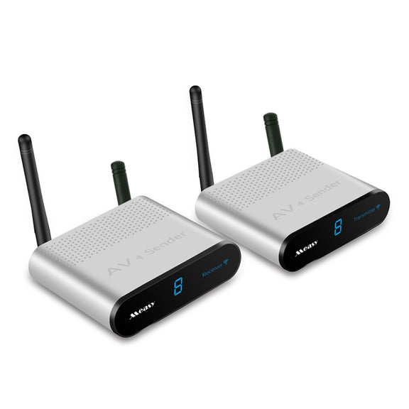 Measy AV230-2 2.4GHz Set-top Box Wireless Audio / Video Transmitter + 2 Receiver, Transmission Distance: 300m, AU Plug, with IR Extension Function
