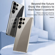 For Samsung Galaxy S24 Ultra 5G SULADA Electroplating Frosted TPU Phone Case(Black)
