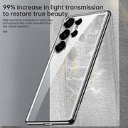 For Samsung Galaxy S24 Ultra 5G SULADA Electroplating Frosted TPU Phone Case(Black)