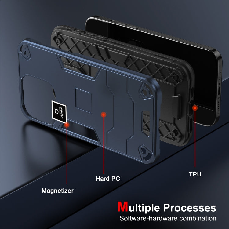 For Xiaomi 13 2 in 1 Shockproof Phone Case(Blue)